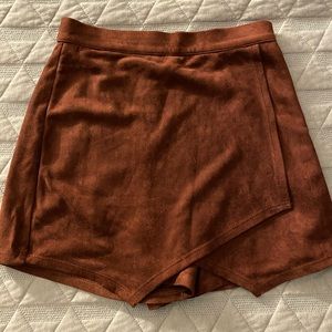 Velvet skort